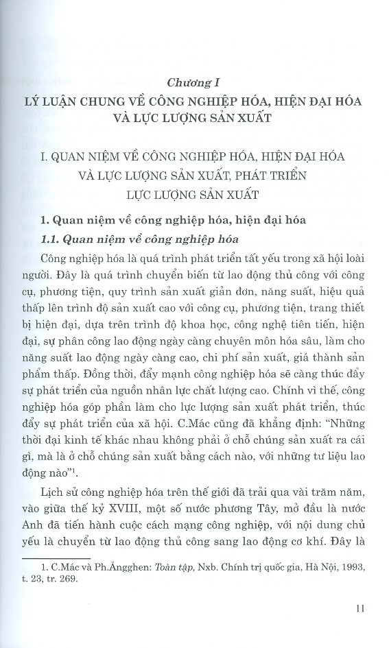 Công Nghiệp Hóa, Hiện Đại Hóa Với Quá Trình Phát Triển Lực Lượng Sản Xuất Trong Cách Mạng Công Nghiệp 4.0 Ở Việt Nam Hiện Nay (Sách Chuyên Khảo)