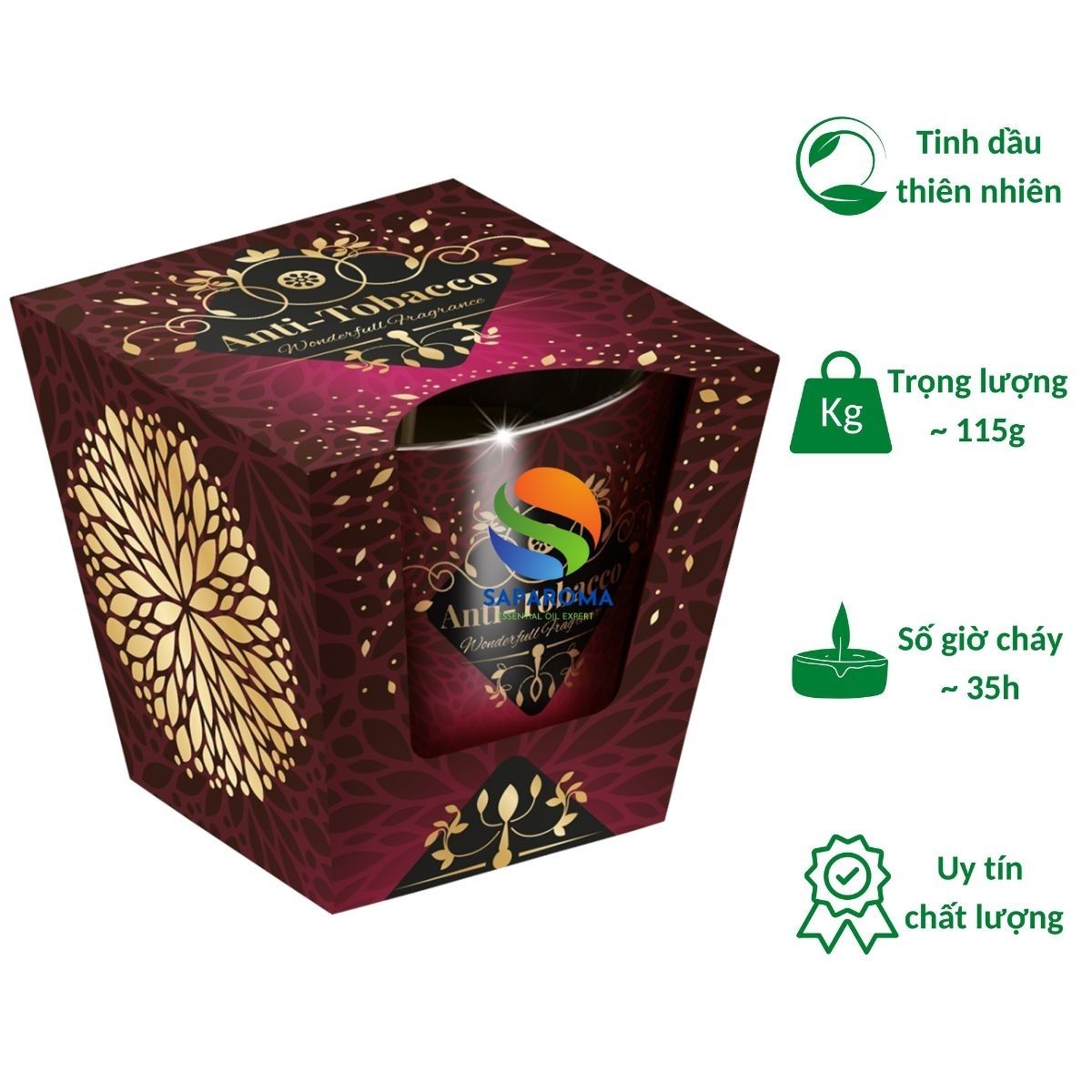 Ly nến thơm tinh dầu Bartek 115g QT2794 - cây xạ hương, nến trang trí, thơm phòng, thư giãn, hỗ trợ khử mùi (giao mẫu ngẫu nhiên)