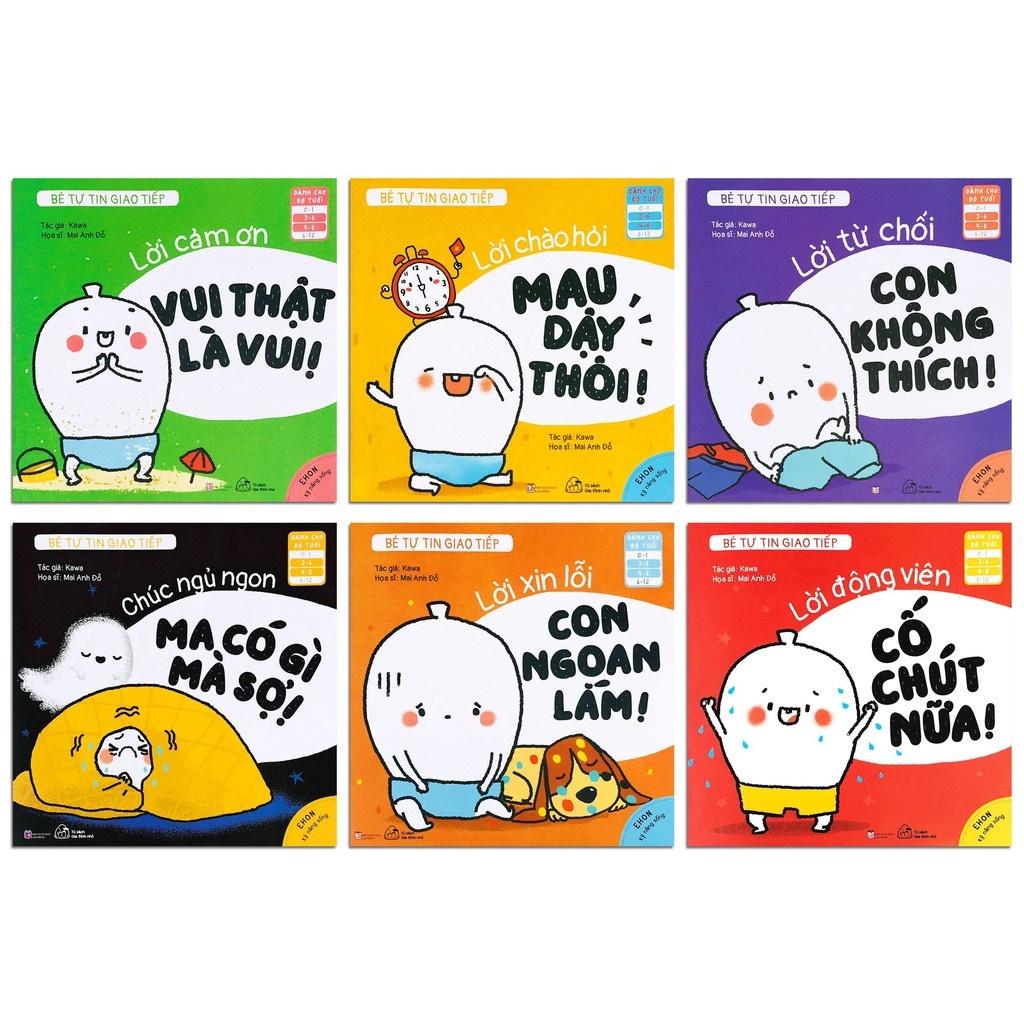 Sách Ehon - Bé Tự Tin Giao Tiếp - cho trẻ từ 3-8t