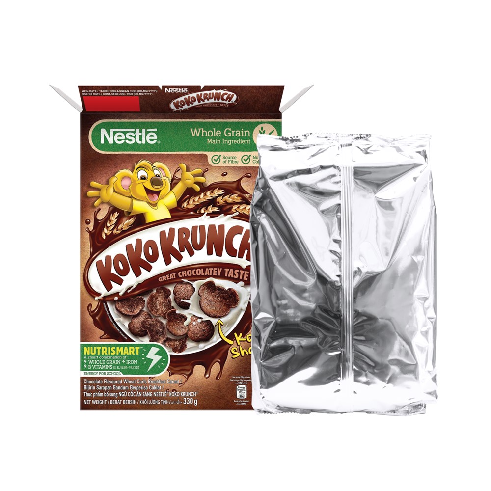 Ngũ cốc ăn sáng Nestlé Koko Krunch (330g) - [Tặng 1 bình Lock &amp; Lock]