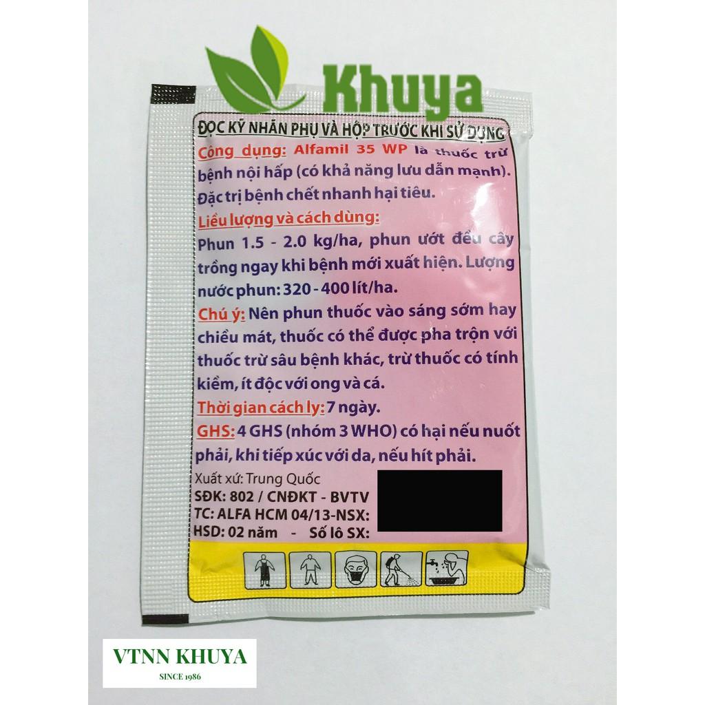 Thuốc trừ bệnh Alfamil 35WP 8gr Đặc trị bệnh chết nhanh