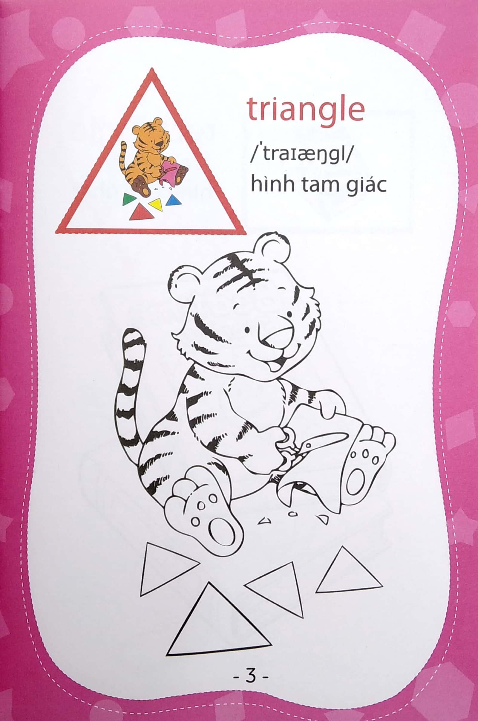 Coloring Book - Tập Tô Màu - Hình Dạng