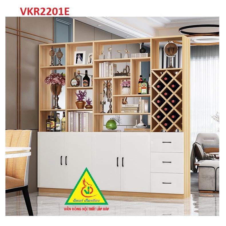 TỦ KỆ TRANG TRÍ KIÊM VÁCH NGĂN VKR2201E - Nội thất lắp ráp Viendong Adv