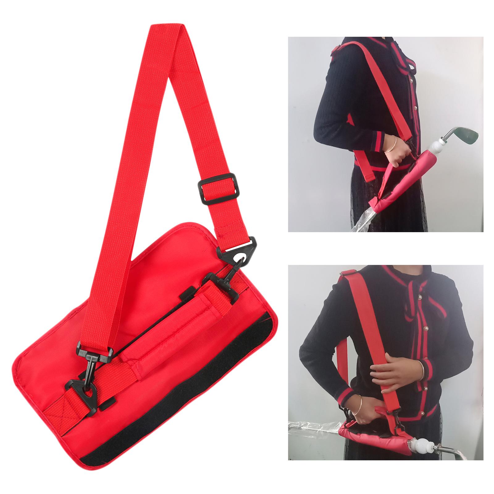 Golf Portable Mini Carry Bag Shoulder Sleeve Bag Great for Golf Course with Handle & Shoulder Straps