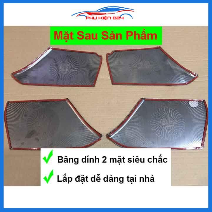 Bộ ốp màng loa vân Titan cho xe Camry 2019-2020-2021-2022 chống xước trang trí nội thất ô tô