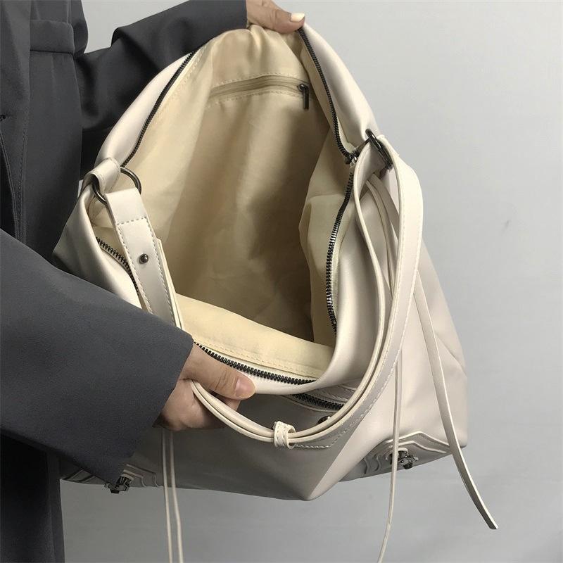 Túi Tote Đeo Chéo Đeo Vai Nhiều Ngăn Da PU Mềm Chống Nhăn Dung Tích Lớn 43x37x13cm BST Thu Đông 2022 Jess88