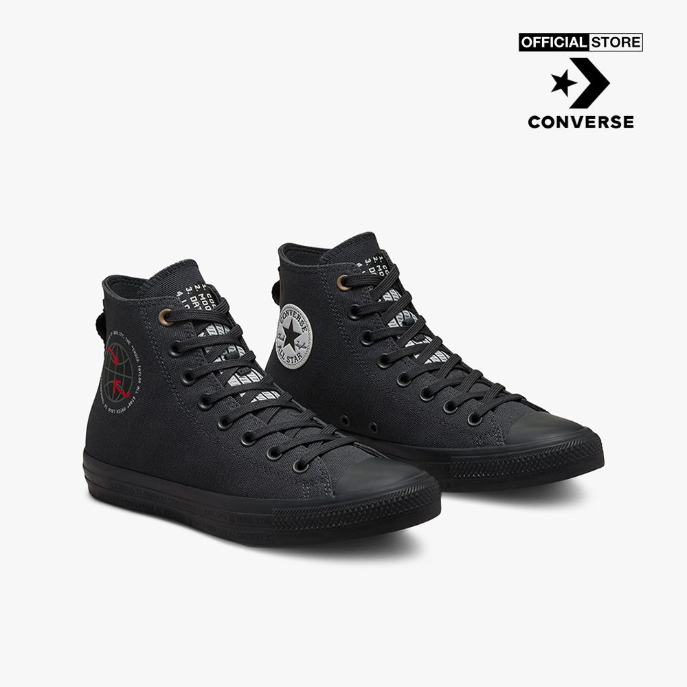 CONVERSE - Giày sneakers cổ cao unisex Chuck Taylor All Star Global Logo A03775C