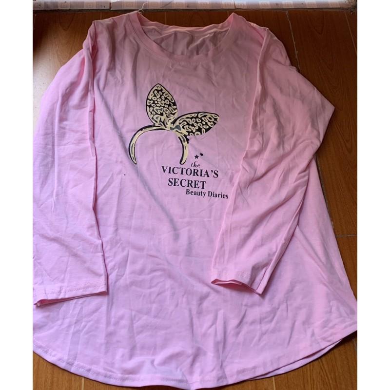 XẢ SỐC Áo bầu cotton dài tay hàng new ghi chú màu
