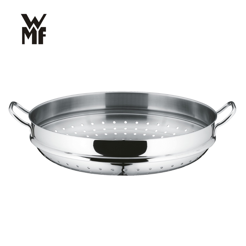 Chảo Xào Kèm Xửng Hấp WMF Macao Wok 4PC 36cm Chất Liệu Thép Không Gỉ Cromargan, Nắp Đậy Bằng Kính Cường Lực - 0792566040