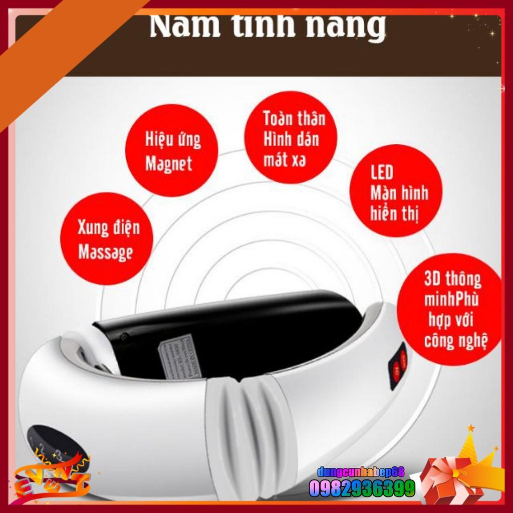 Máy Massage Cổ Vai Gáy Trị Liệu 5 Chức Năng Cao Cấp