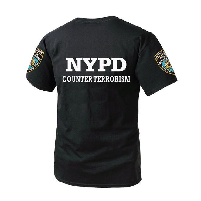 Áo thun NYPD_chiến thuật_dã ngoại - navy