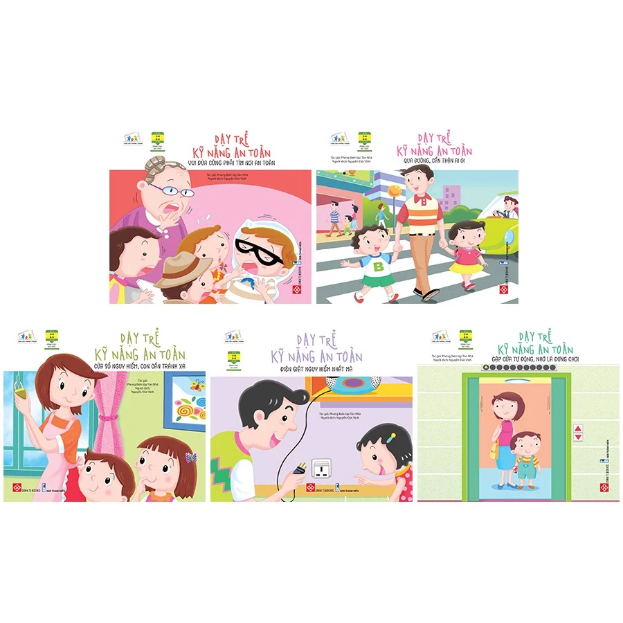 Combo 5 Tập - Dạy Trẻ Kỹ Năng An Toàn