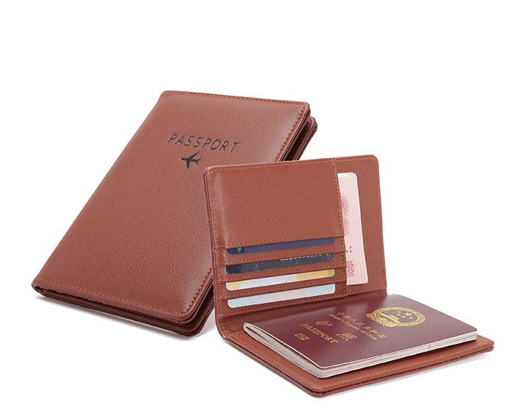 Ví đựng hộ chiếu mới công nghệ RFID chống trộm ví passport đa năng nhiều ngăn PP3 - Rockcow