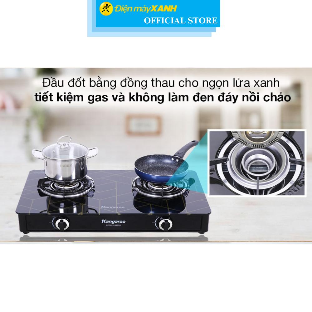 Bếp ga đôi Kangaroo KG526M - Hàng Chính Hãng