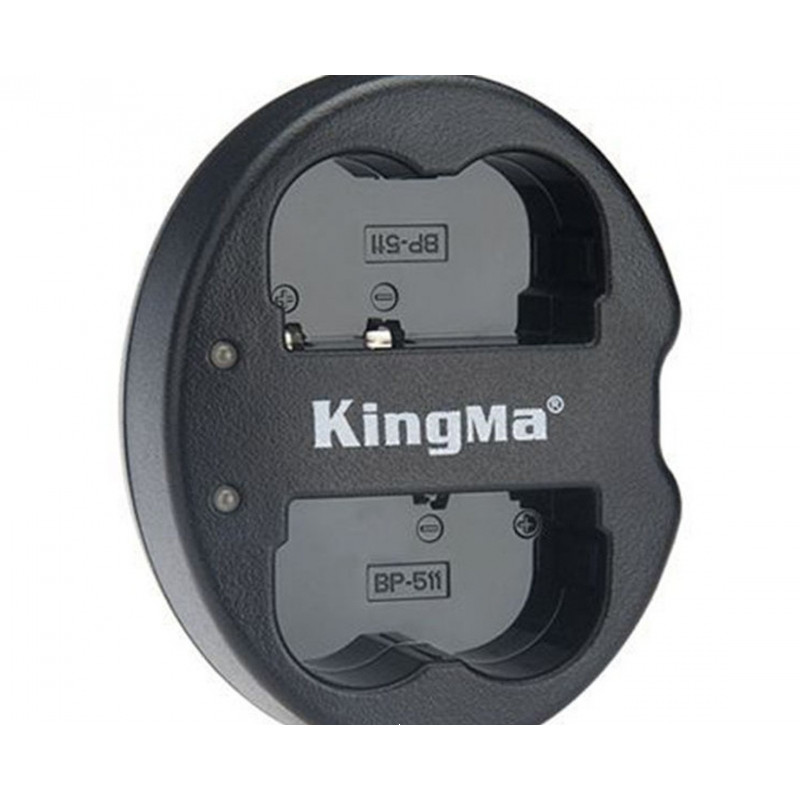 BỘ 2 PIN VÀ 1 ĐỐC SẠC ĐÔI KINGMA CHO PIN CANON BP-511- HÀNG CHÍNH HÃNG