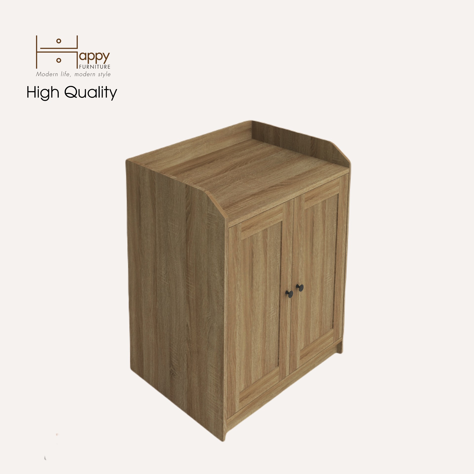 [Happy Home Furniture] CANA,  Tủ  đựng đồ 2 cửa mở   ,  70cm x 46cm x 84cm ( DxRxC), TCM_002