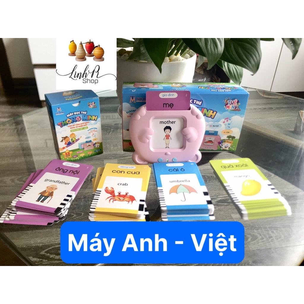 Máy đọc từ vựng Anh - Việt không sóng điện từ đồ chơi thông minh thẻ flashcard Tiếng Anh 224 từ vựng