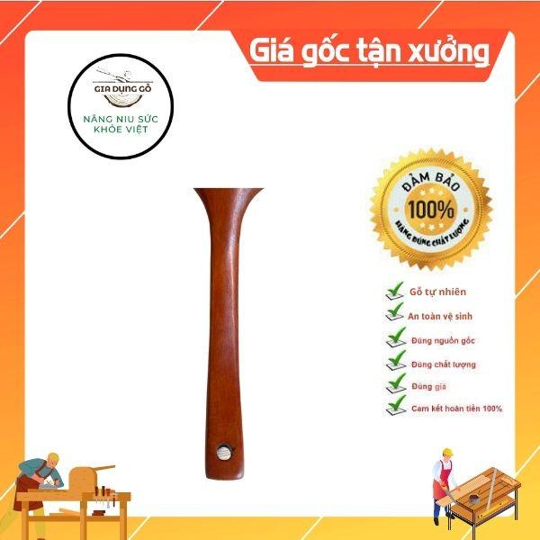 Muỗng/muôi canh cán cong gỗ nhãn tự nhiên xuất Hàn.Nhật ,Châu Âu - ĐỒ DÙNG NHÀ BẾP 68