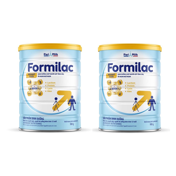 Bộ 2 Lon Sữa bột Formilac WEIGHT GAIN - 900g