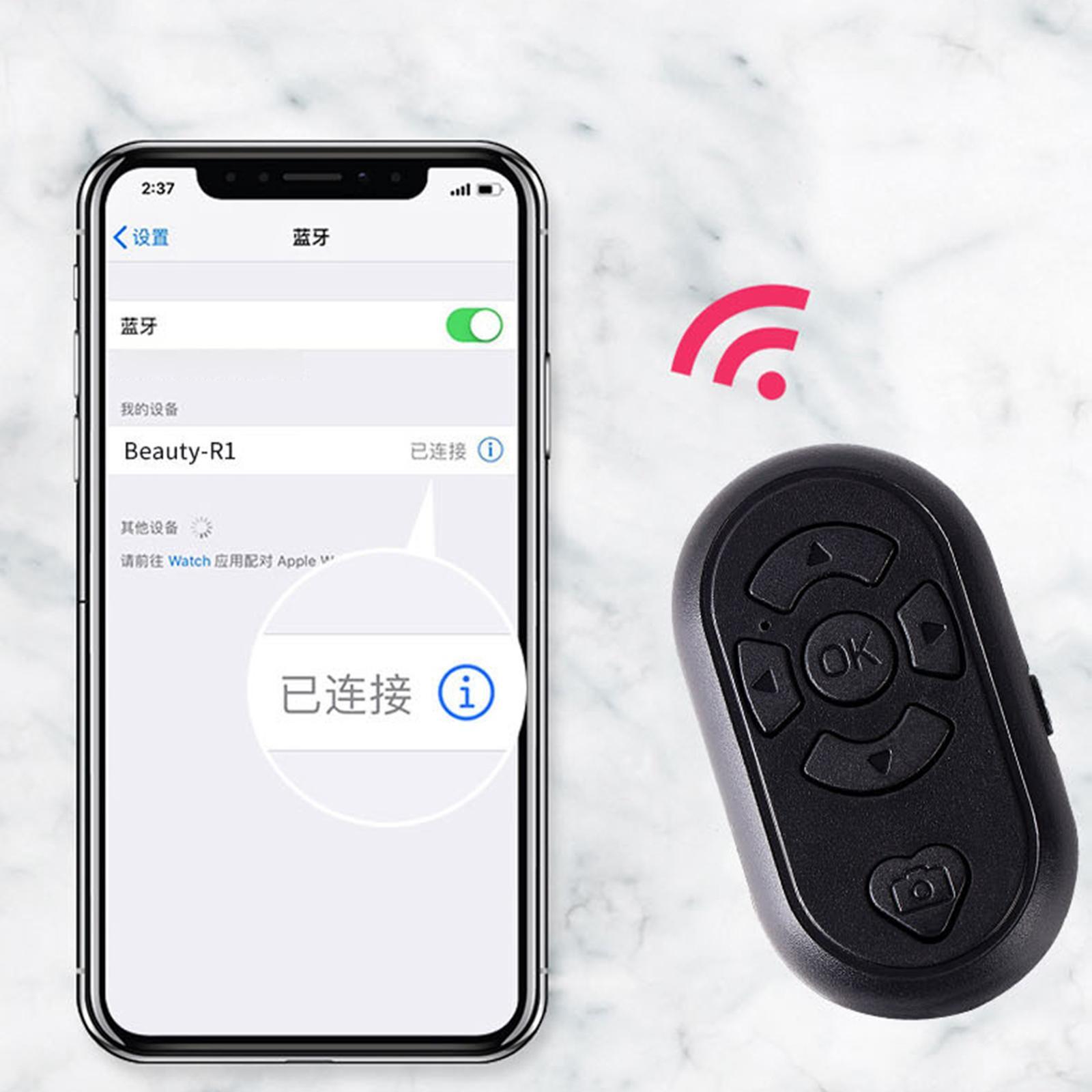 3-pack Bluetooth Camera Shutter Remote Selfie Button Clicker Professional