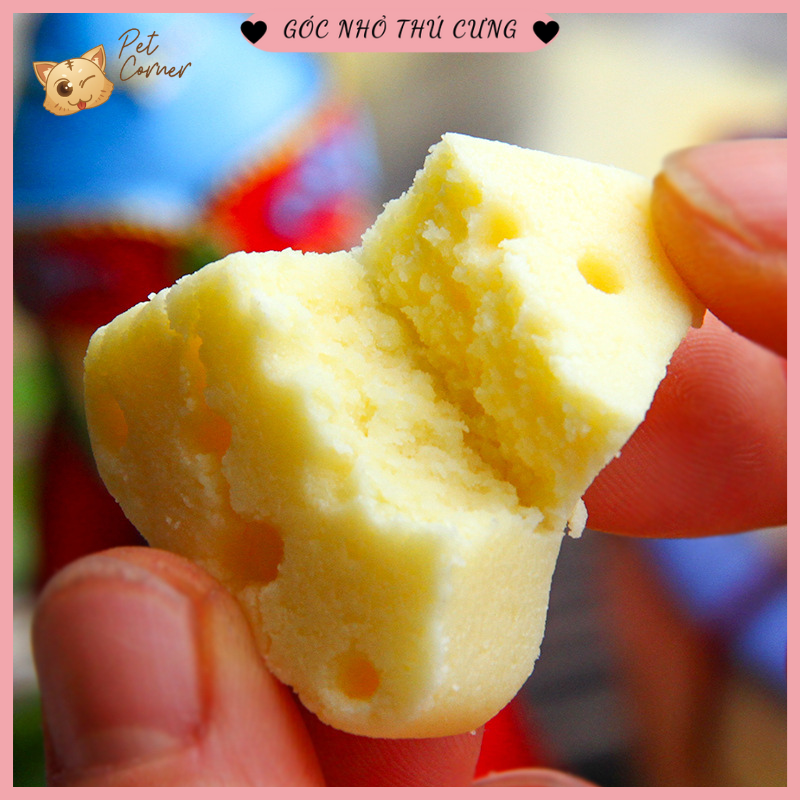Phô mai siêu thơm ngon, béo ngậy, giàu dinh dưỡng cho chó mèo, chuột hamster