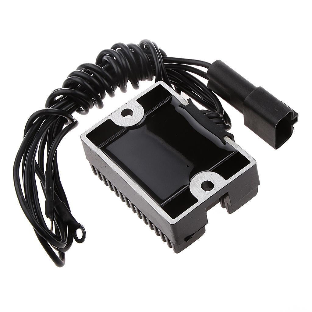 Motorcycle Voltage Regulator Rectifier for Harley Dyna Softail Touring Black