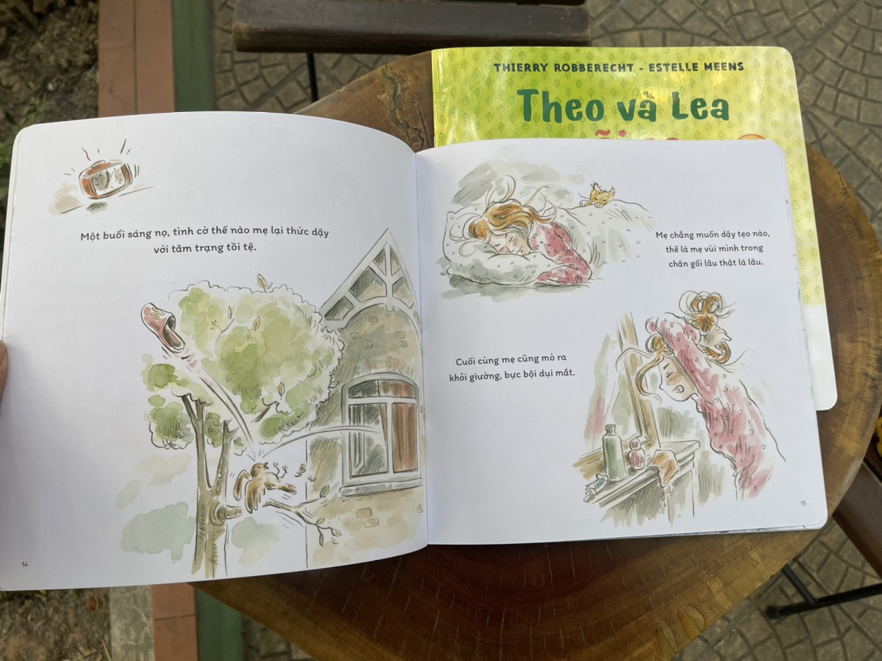 7 CHÚ NHỎ CAU CÓ và THEO VÀ LEA CÃI CỌ - Estelle Meens, Sylvie de Mathuisieulx, Thierry Robberecht – Nhã Nam – bìa mềm