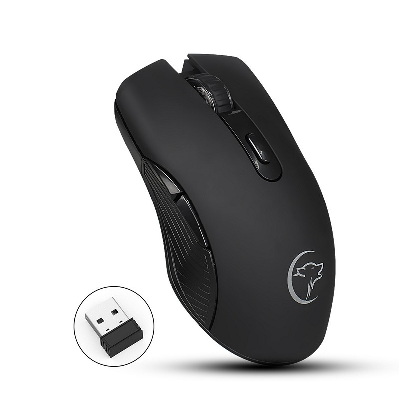 Chuột Không Dây Ghost Wolf G829 - Pin sạc cổng micro USB Hàng nhập khẩu