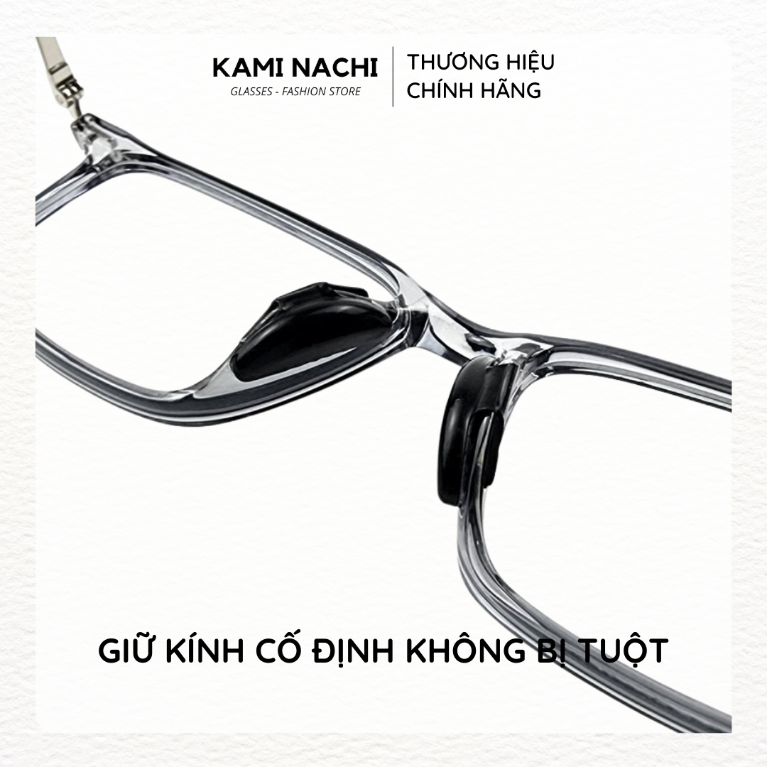 Hình ảnh Bộ 2 miếng đệm mũi silicon có mặt dán keo cho mắt kính KAMI NACHI