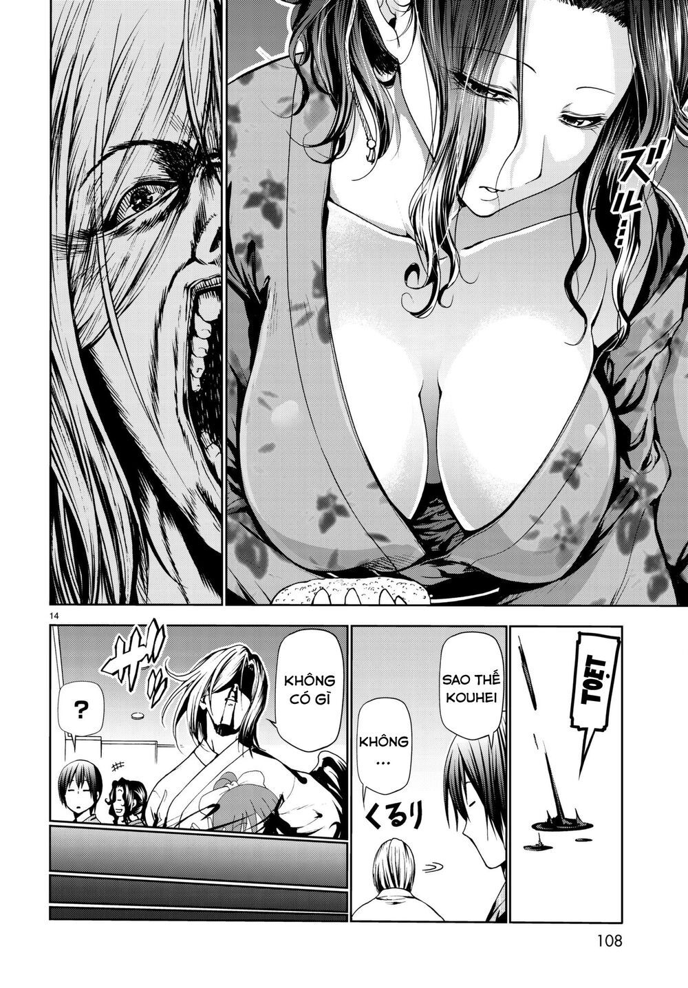 cô gái thích lặn - grand blue chapter 46 14
