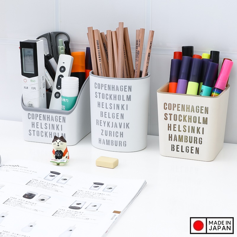 Hộp đựng bút & đồ dùng văn phòng chia ngăn - Hàng Nội Địa Nhật Bản