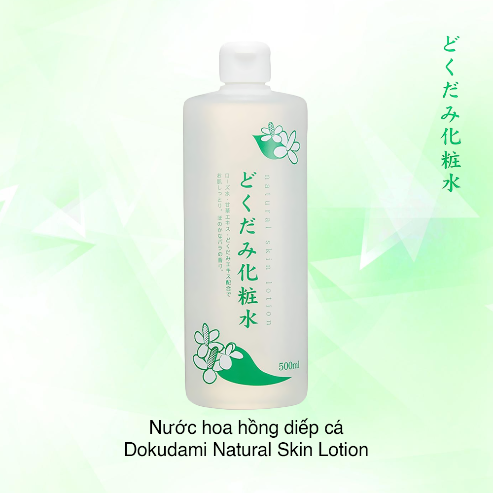 Nước Hoa Hồng Diếp Cá Giúp Cân Bằng Da Dokudami Nội Địa Nhật Bản 500ml