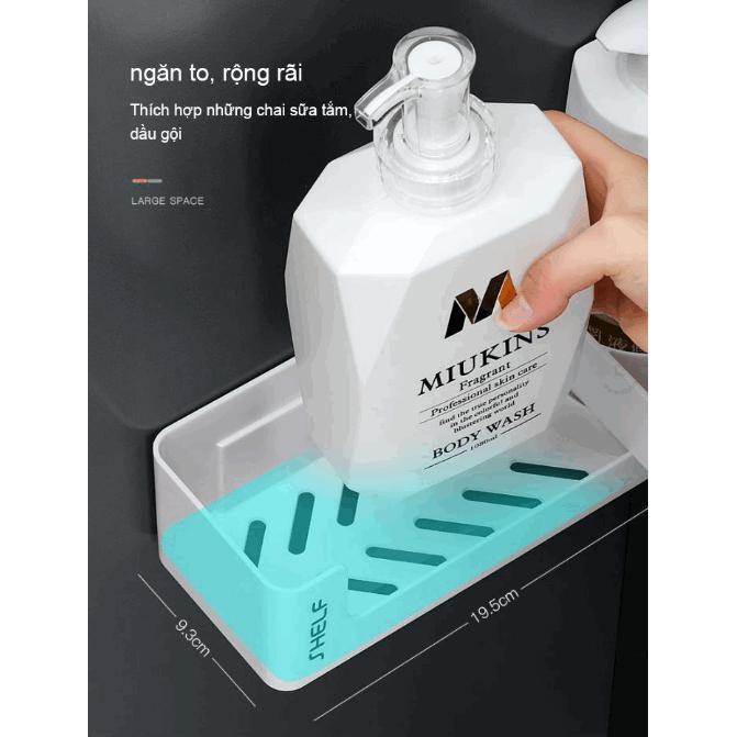 Kệ đựng đồ treo tường phòng tắm có thể xoay
