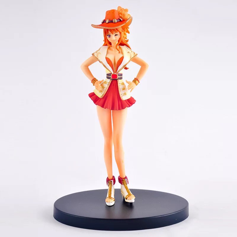 Phiên bản kỷ niệm One Piece toy15 Kỷ niệm Nami PVC 17-19cm Như một vật trang trí của cuộc sống