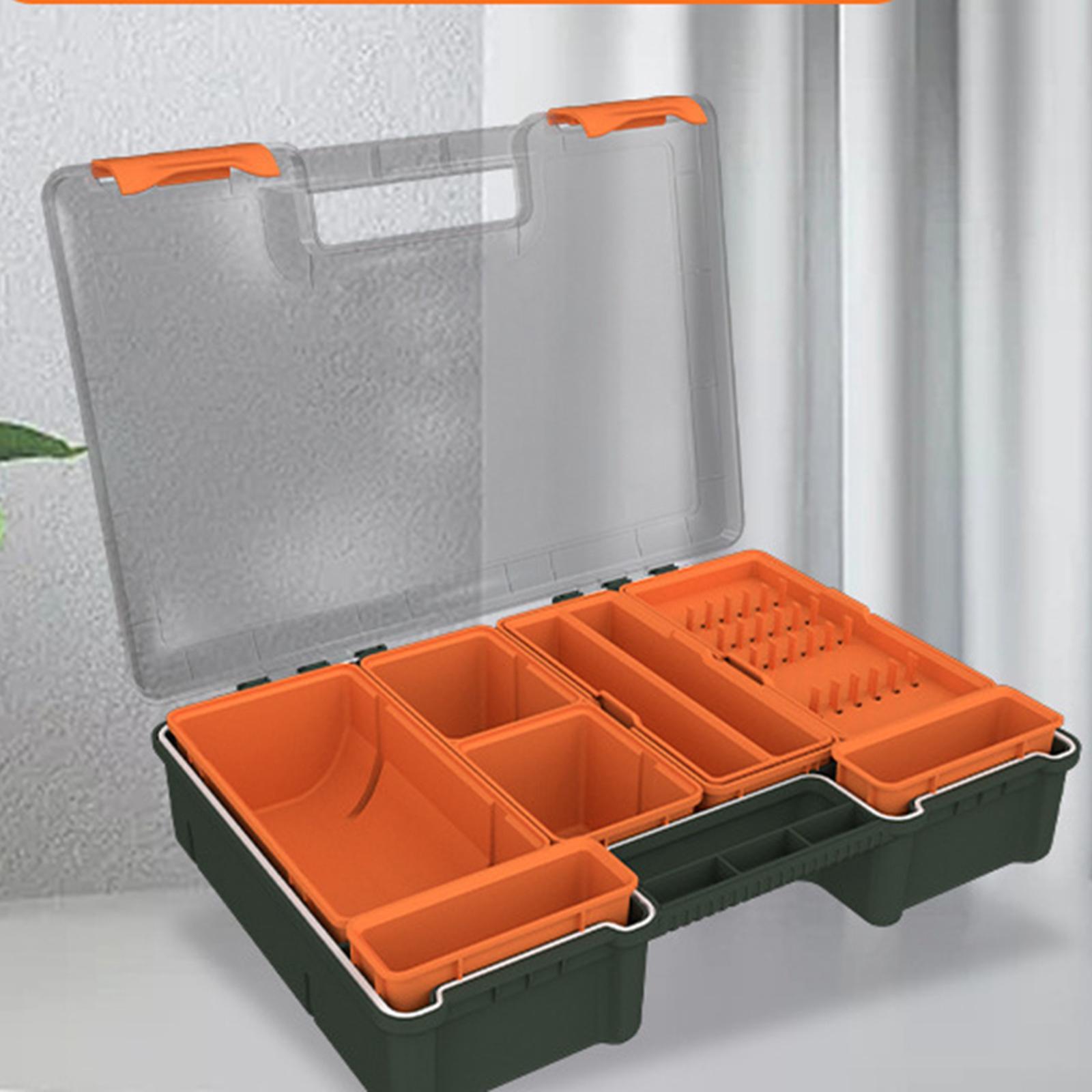 Fishing Tackle Box, Fishing Lures Box, Hard Case, Portable Fishing Accessories Water Resistant Storage Case Organizer for Carp Fishing