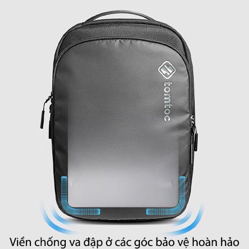 BALO TOMTOC PREMIUM LIGHTWEIGHT BUSINESS CHO MACB PRO 13″/14″/15″/16″ BLACK chống va đập - HÀNG CHÍNH HÃNG