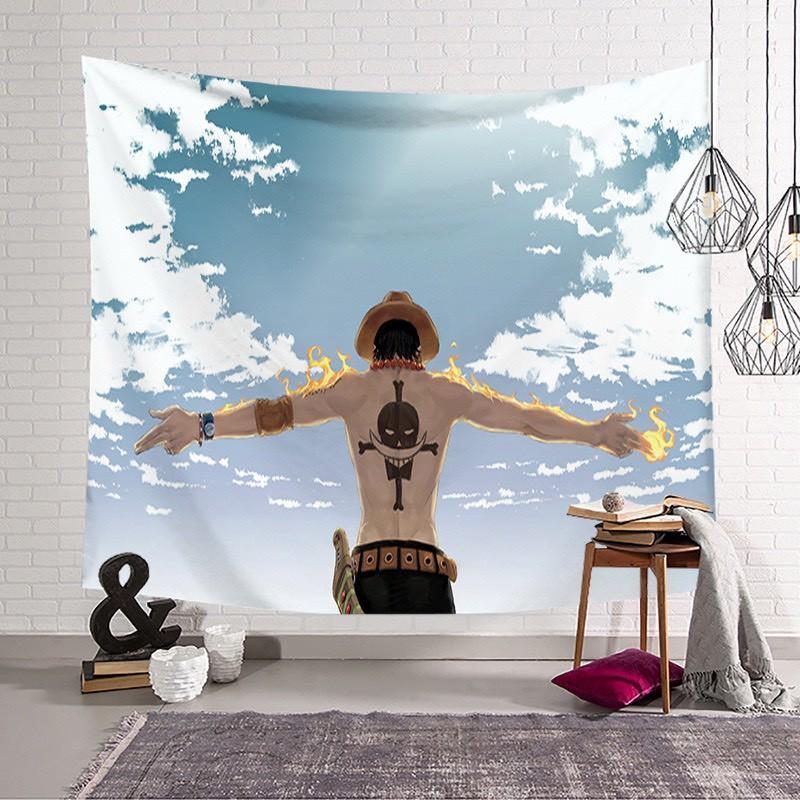 Thảm Treo Tường Hình Anime One Piece trang trí decor phòng NR