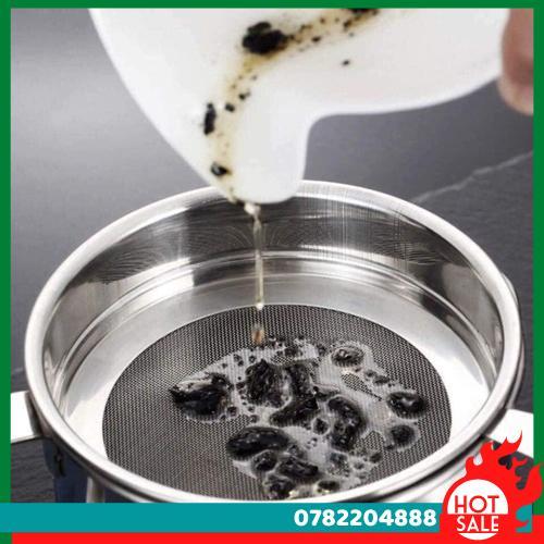 Ca Lọc Dầu Ăn Có Lưới Lọc Cặn Bằng Inox 304 Không Gỉ - CH Hương Thị Miễn Phí Vận Chuyển