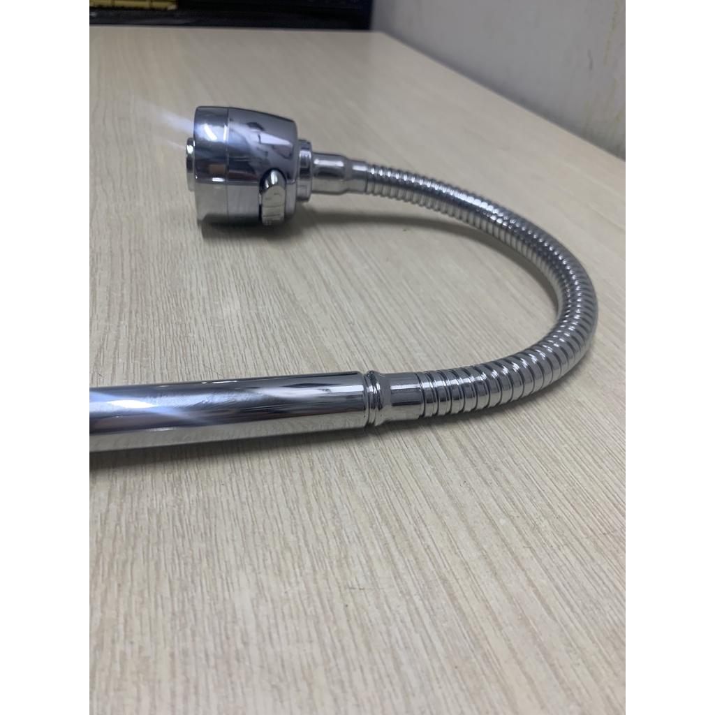 Vòi Rửa Chén Bát Lạnh Gắn Tường Lò Xo Inox Bóng