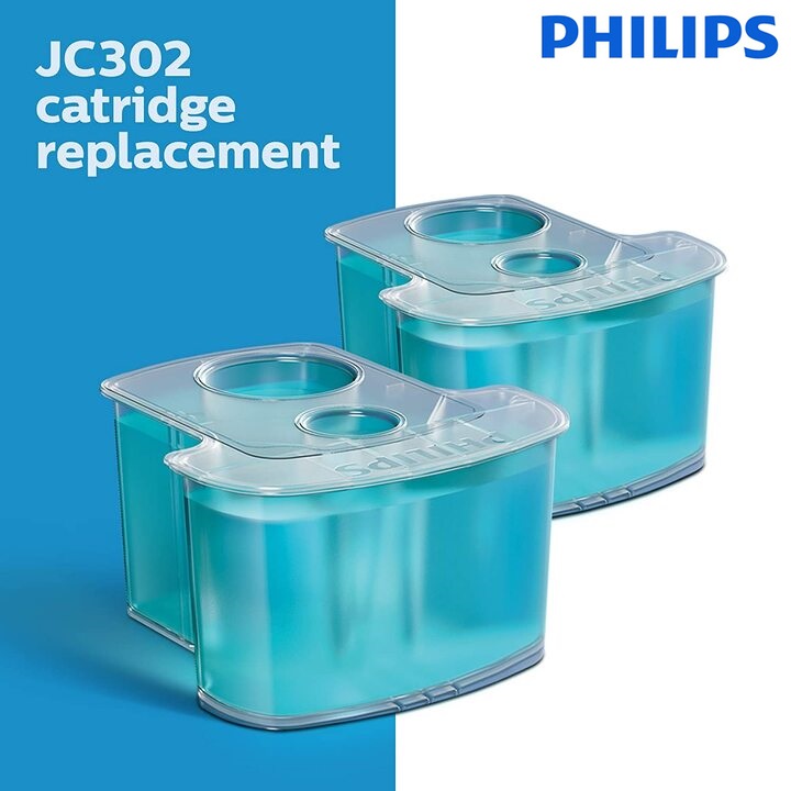 Bình nước rửa máy cạo râu Philips Cleaning cartridge JC302/52 - HÀNG NHẬP KHẨU