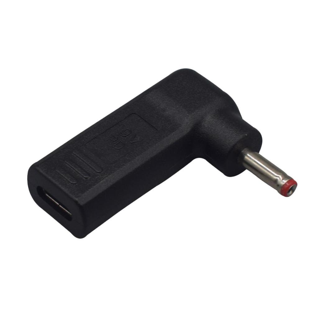 Portable Laptop   Female to 3.5*1.35mm Male Port Power Adapter Charger