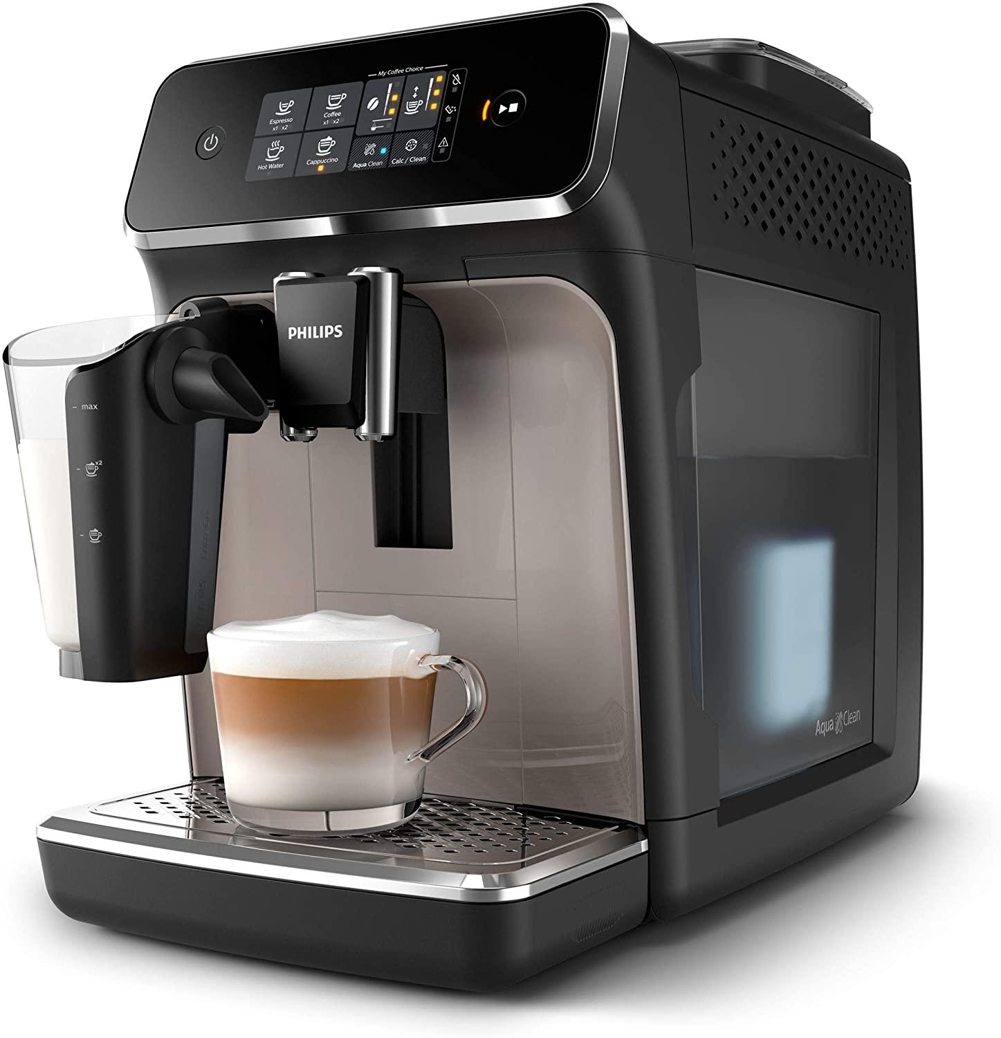 Máy Xay Pha Cà Phê Tự Động Philips EP2235/40, Coffee Machine, Máy Pha Cafe, Cappuccino, Espresso, 15Bar, Nhập Khẩu