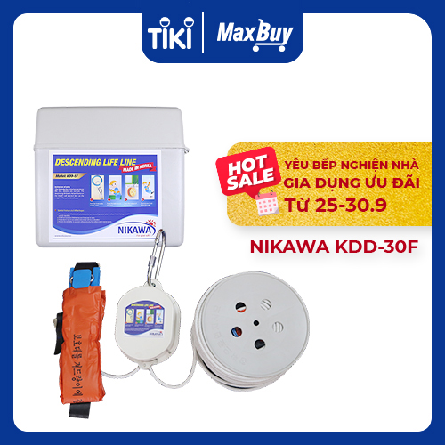 Bộ Dây Thoát Hiểm Tự Động NIKAWA Cho Nhà Cao Tầng KDD-30F - Bảo hành 10 năm - Hỗ trợ lắp đặt tận nơi, bảo dưỡng, Có Bảo Hiểm Bảo Minh 2 Tỷ Đồng