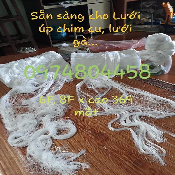 Lưới bẫy rắn 4cm dài 50m, được thắt chống xô 2 đầu, Thắt chống gió bằng sợi dù hoặc sợi etilen