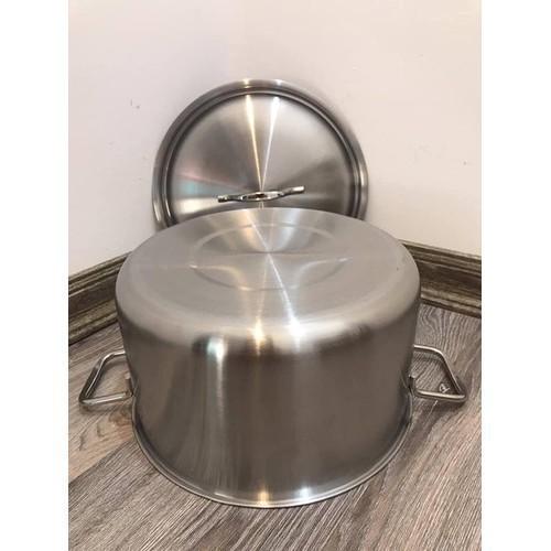 NỒI LUỘC GÀ INOX 430 BẾP TỪ 1 ĐÁY HT COOK SIZE 32CM SỬ DỤNG ĐƯỢC TRÊN MỌI LOẠI BẾP
