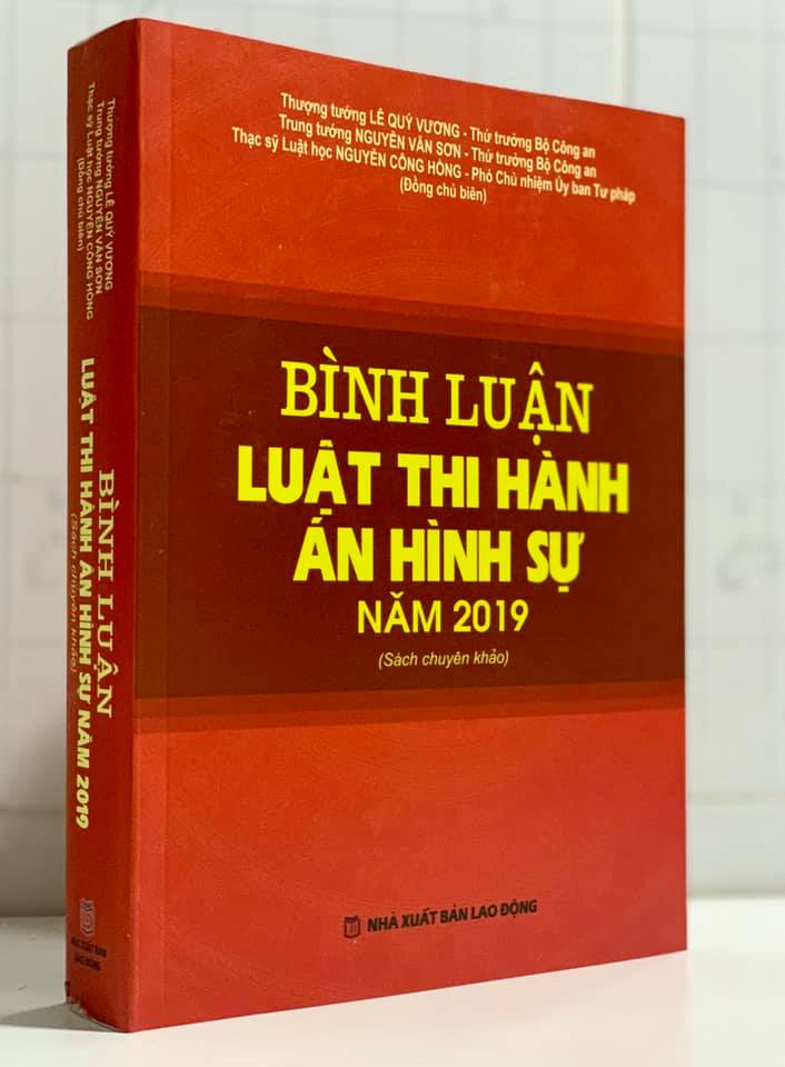 Combo: Bình Luận Luật Thi Hành Án Hình Sư năm 2019 và Luật thi hành án hình sự