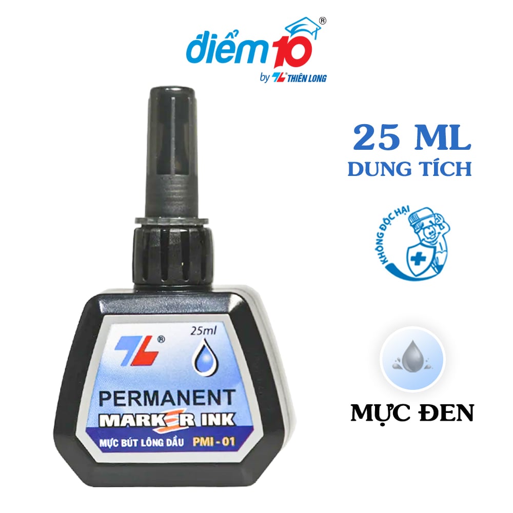 Bộ 6 Mực bút lông dầu Thiên Long PMI-01