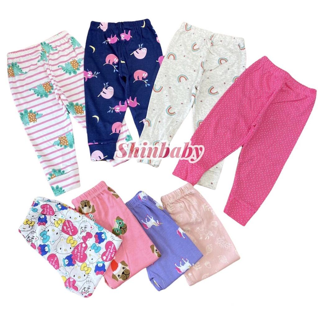 Set 10 quần dài chục cho bé nhiều họa tiết dễ thương vải cotton mát mịn co giãn thoải mái