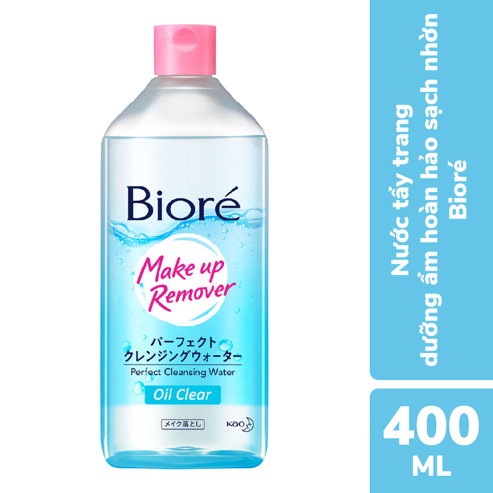 Bioré Nước Tẩy Trang Hoàn Hảo Bioré Make Up Remover Perfect Cleansing Water Oil Clear 400ml