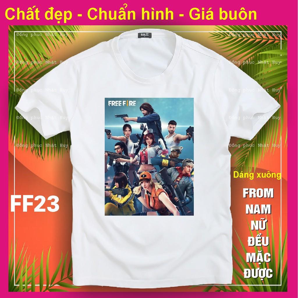 Áo thun game Free Fire FF19,phông bao đổi trả, chất đẹp,